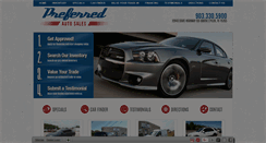 Desktop Screenshot of preferredautosales.biz